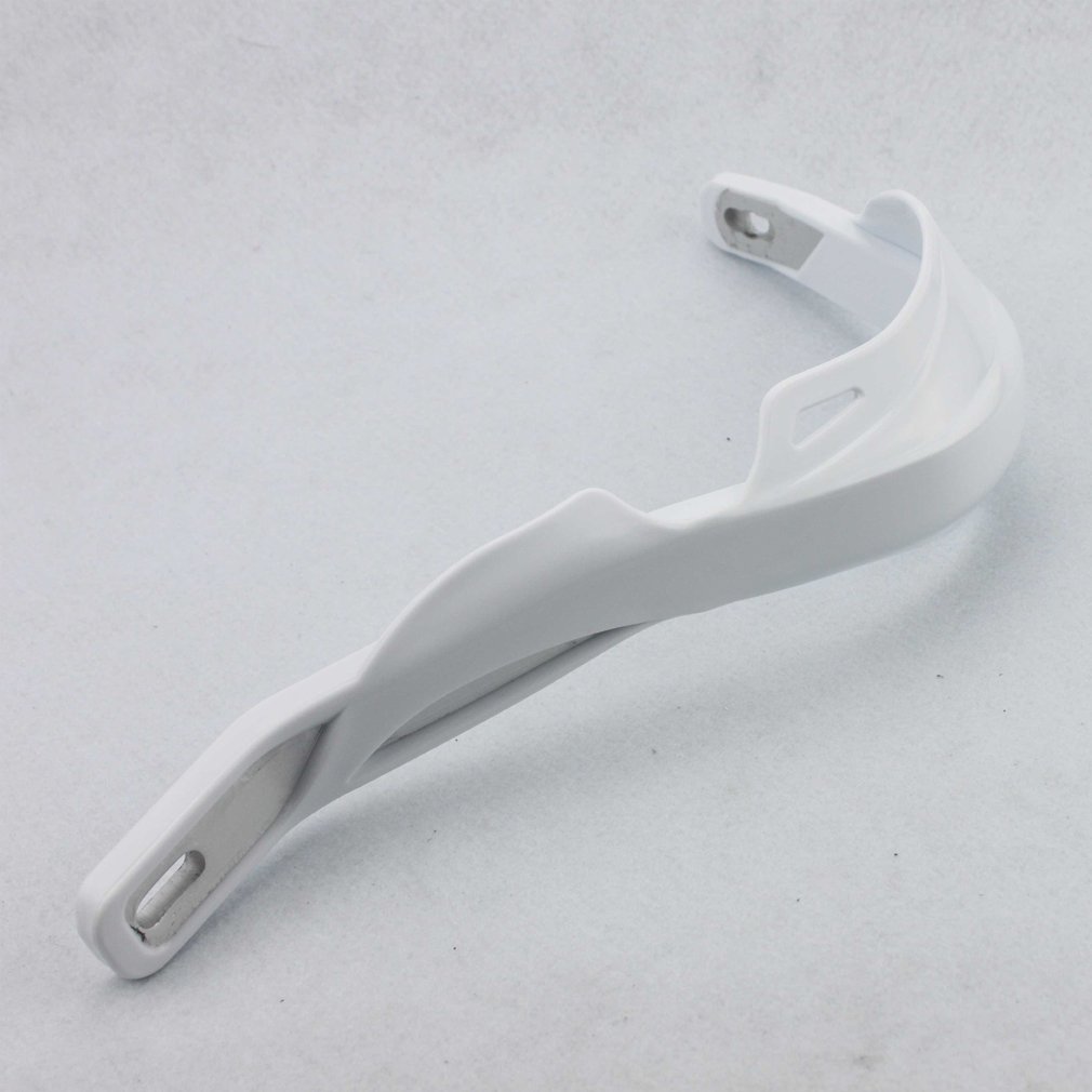 GOOFIT 7/8" en Alliage d'aluminium Cintre Main Brush Guards Protector Handguards Assy Remplacement pour Moto Motocross Pit Off-Road Dirt Bike VTT Blanc