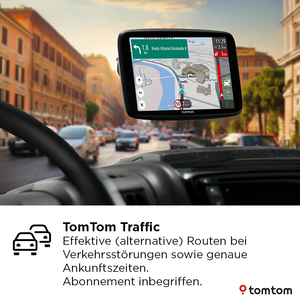 TomTom Camper Navi GO Camper Toureneration (6 Zoll großes Display mit Wohnmobil- und Wohnwagen-POIs – Bild 4