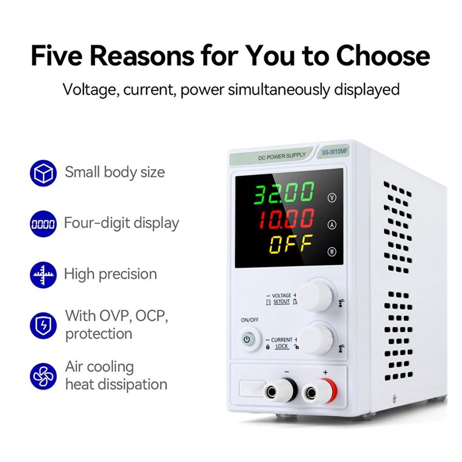 Amazon.co.jp: スイッチング電源 直流安定化電源 可変ラボ DC 電源