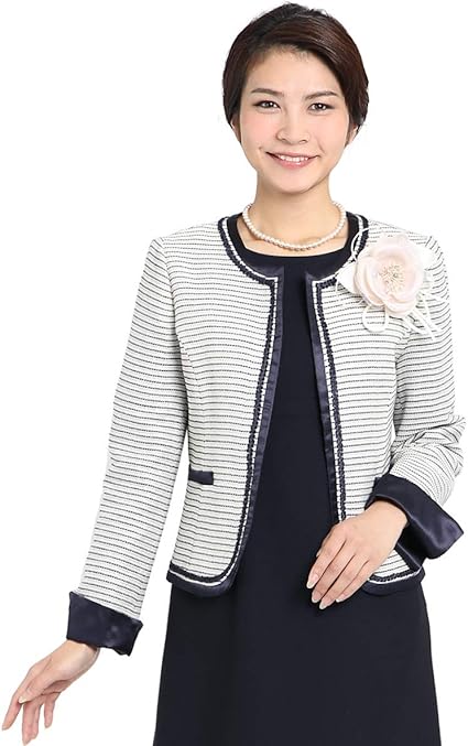 Dimanche de Paris ☆ジャケット　ブラック　卒業式入学式　日本製 Dimanche de Paris ☆ジャケットブラック卒業式入学式日本製