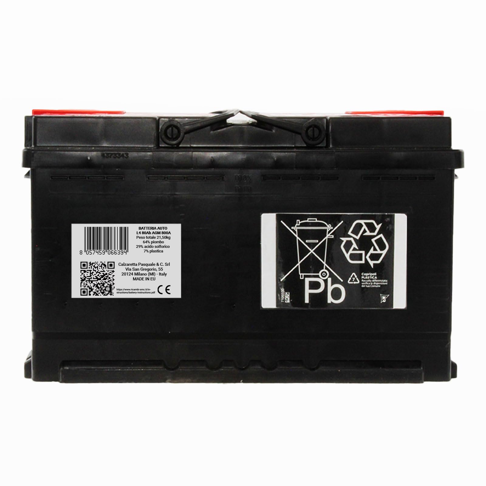 Batterie voiture Speed Start&Stop 80Ah 800A 12V AGM Speed Technologie AGM