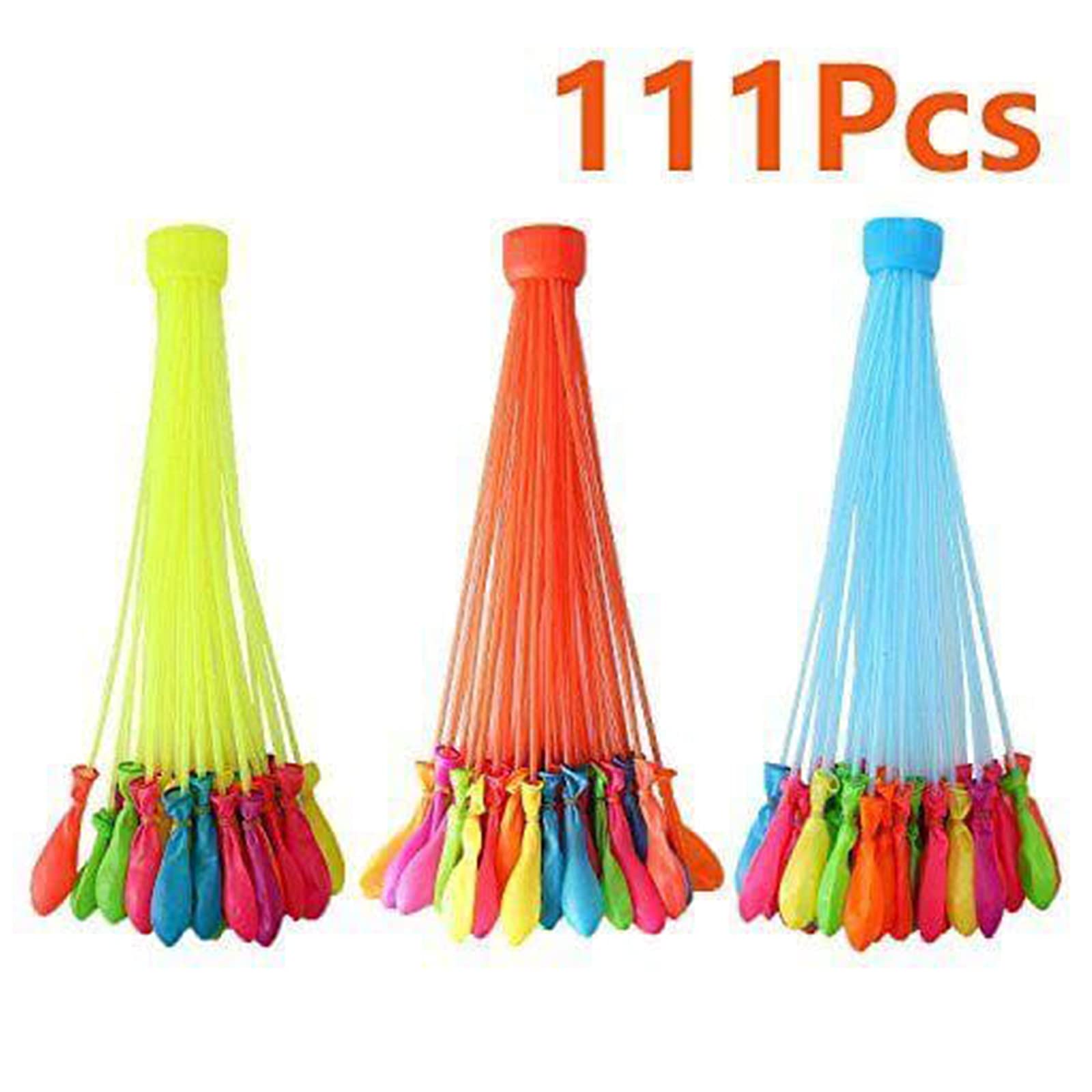 Wasserballons Set – 111 Ballons, Schnell Gefüllt, Biologisch Abbaubar