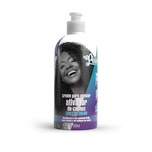 Creme para Pentear Ativador de Cachos Soul Power Curly On Cream - 500ml