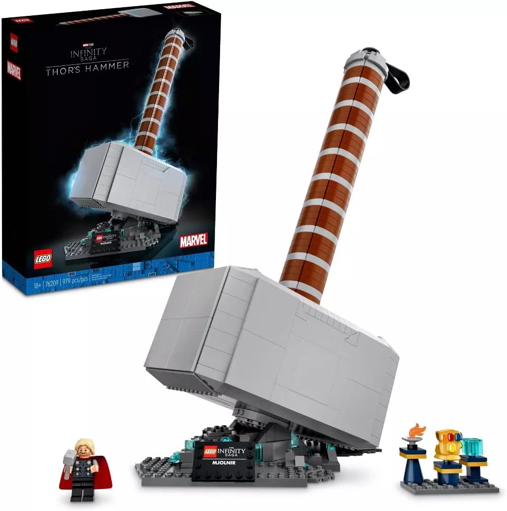 LEGO Marvel Thor’s Hammer 76209 Building Kit (979 Pieces)