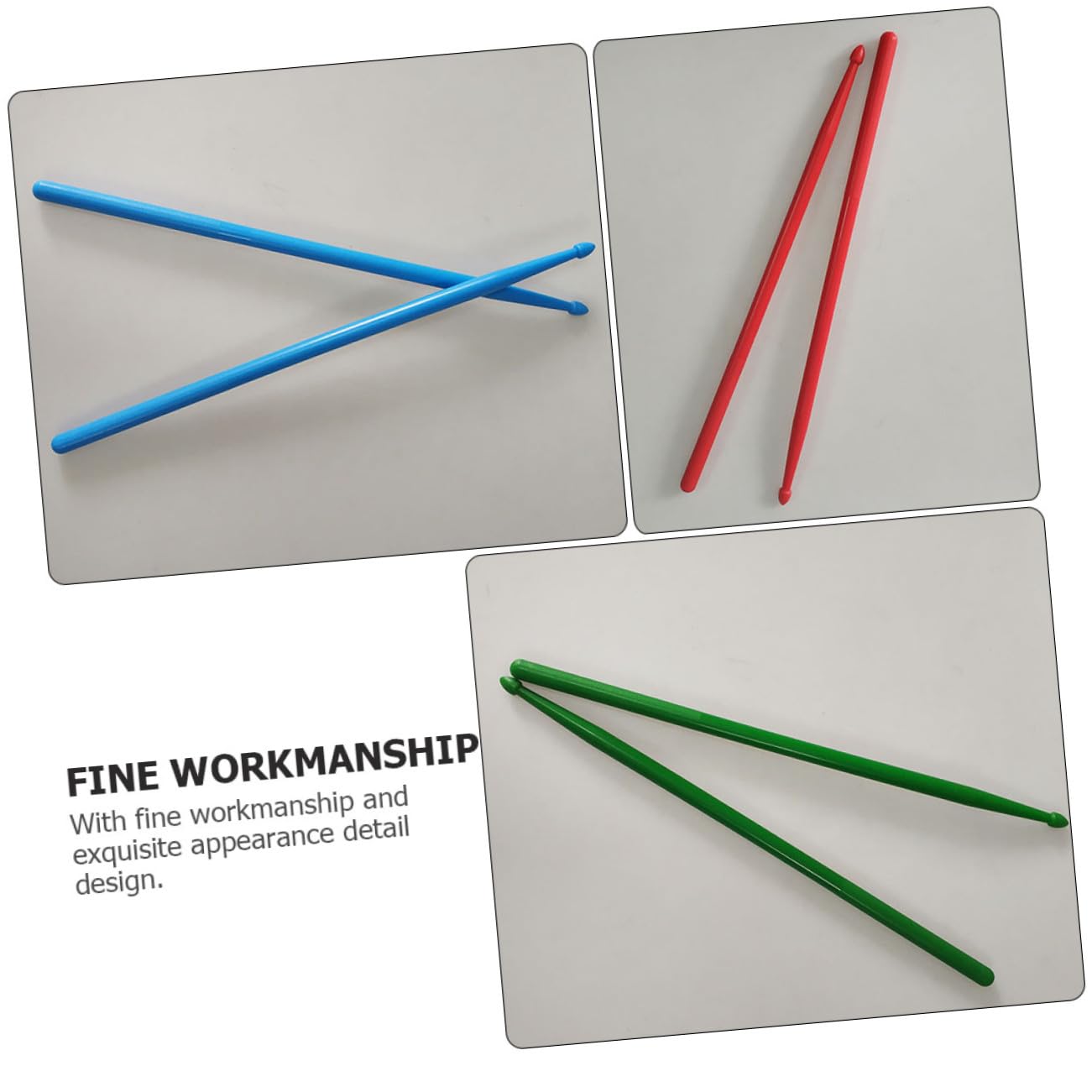 GALPADA 7 Paar 5a Nylon Drumsticks für Anfänger und Amateure Leichte Schlagzeug Stäbe mit Perfektem Gewicht und Langlebigem Material für Zuhause und Schule