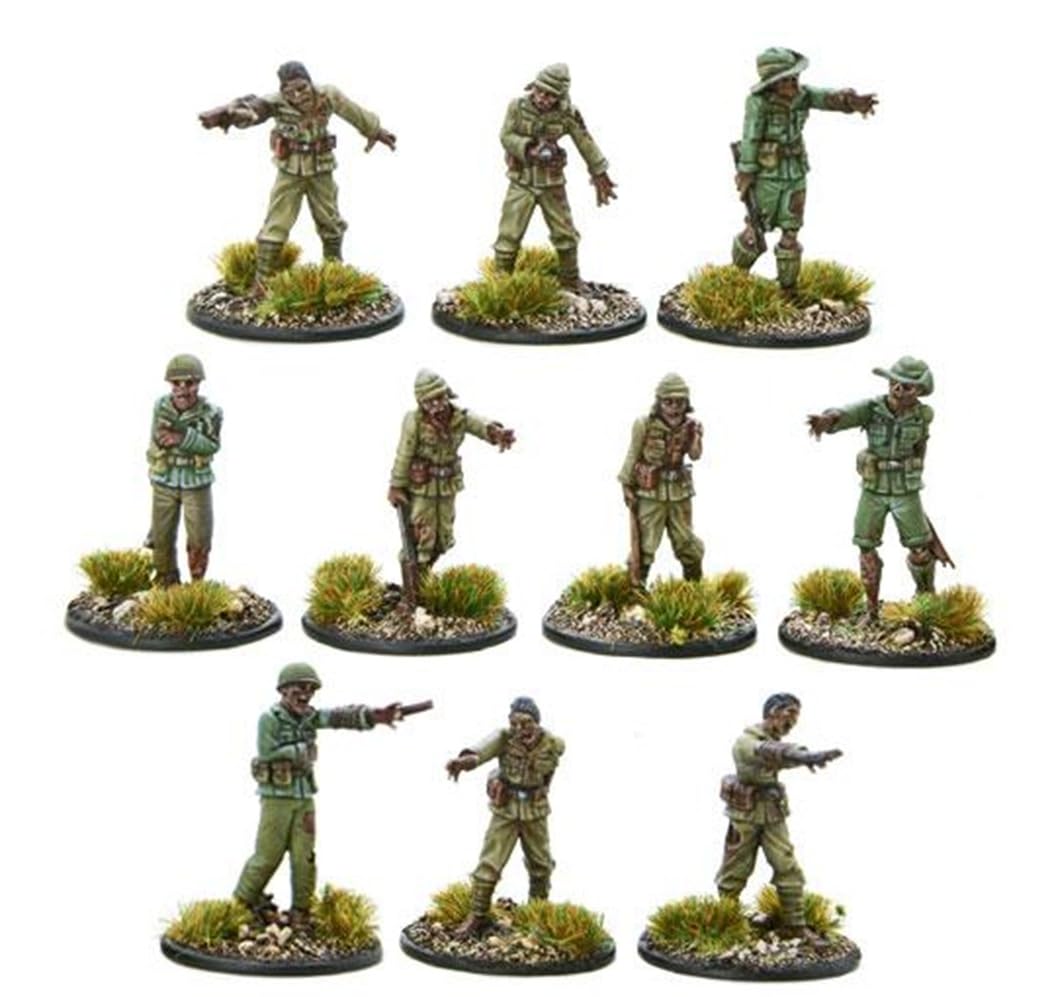 konflikt' 47 Warlord Games, Bolt Action - Japanese Shibito Squad - Wargaming Miniatures