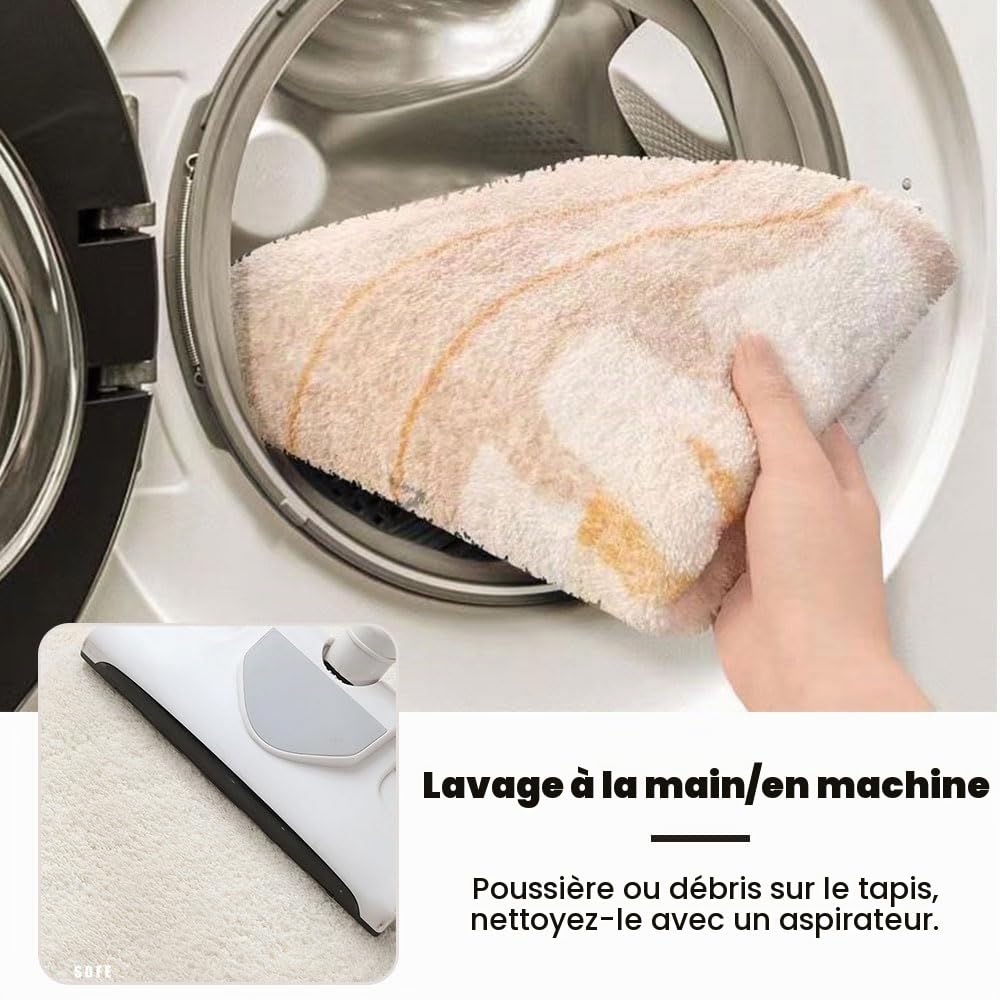 ENEN Tapis de Salon Moderne à Poils Courts - Dégradé Irrégulier Shaggy Lavable Antidérapant pour Intérieur Chambre À Coucher (120x160cm, Vert Sauge)