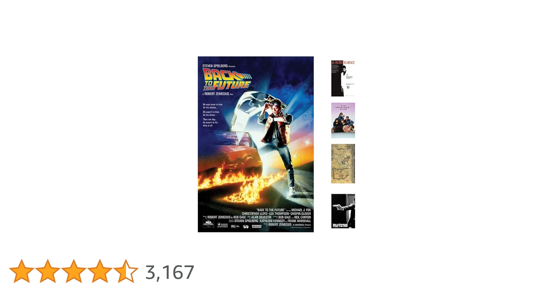 Amazon.co.jp: ポスター バック トゥ ザ フューチャー マイケル J