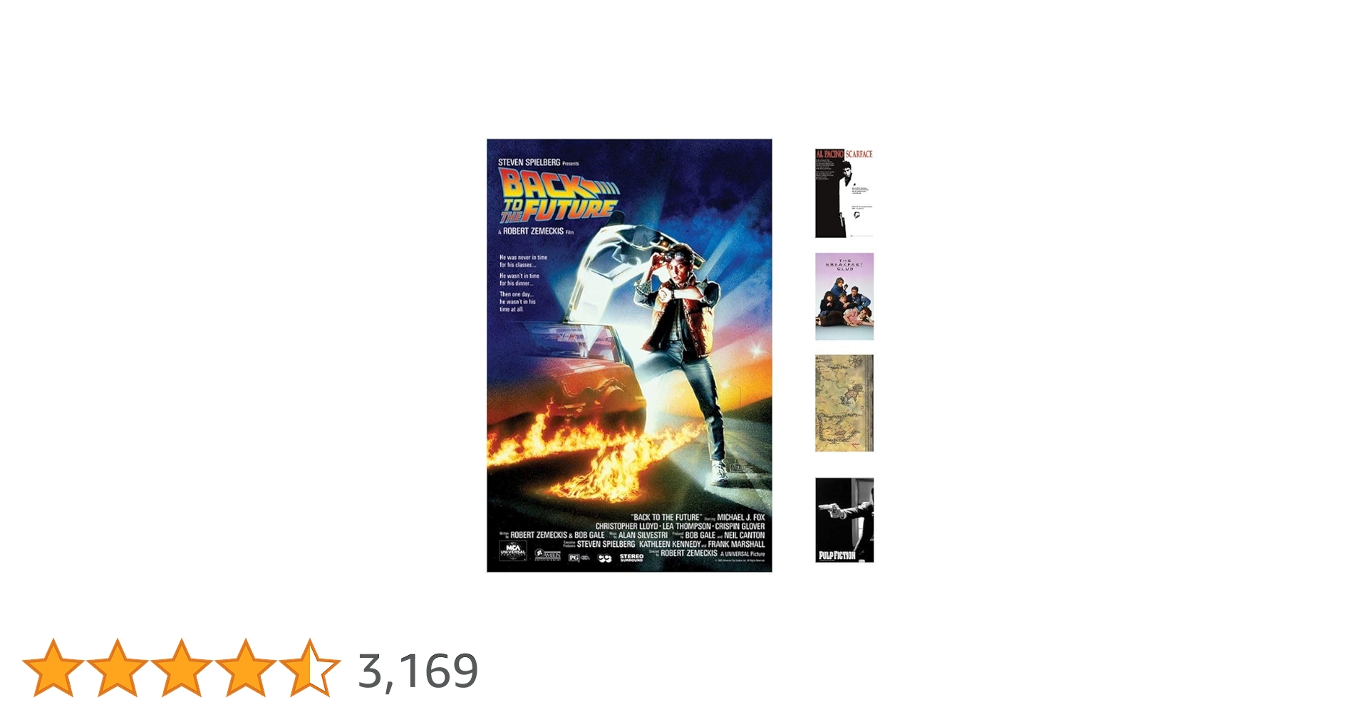 Amazon.co.jp: ポスター バック トゥ ザ フューチャー マイケル J