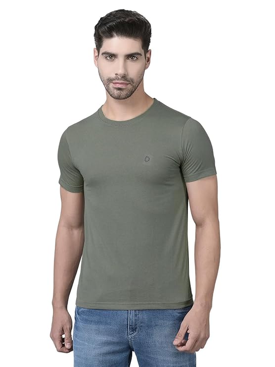 Dollar Super Combed Cotton Mens Assorted Solid T-Shirt
