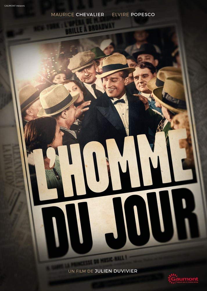 Cine Clásico L'homme du jour 1937 Colección Coleccionistas Versión Original en Francés