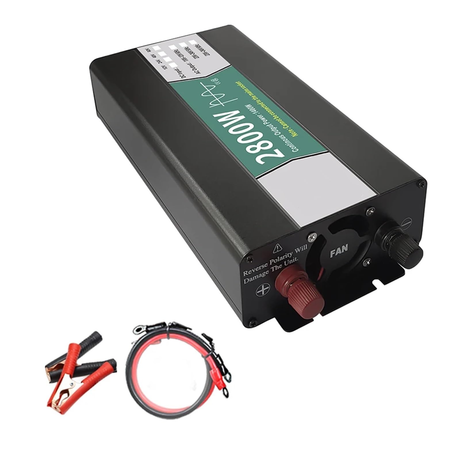 Mikroinwerter, Falownik sinusoidalny 12V 24V 48V 60V DC do AC 800W 1600W 2800W Przetwornica Przenośny pojazd Przetwornica częstotliwości(1600W,60V_240 60HZ)