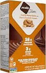 NuGo Slim Brownie Crunch, 16g Protéines végétales, 3g Sucre, 7g Fibres, glucides à faible teneur en carbone, sans gluten, 12 Nombre