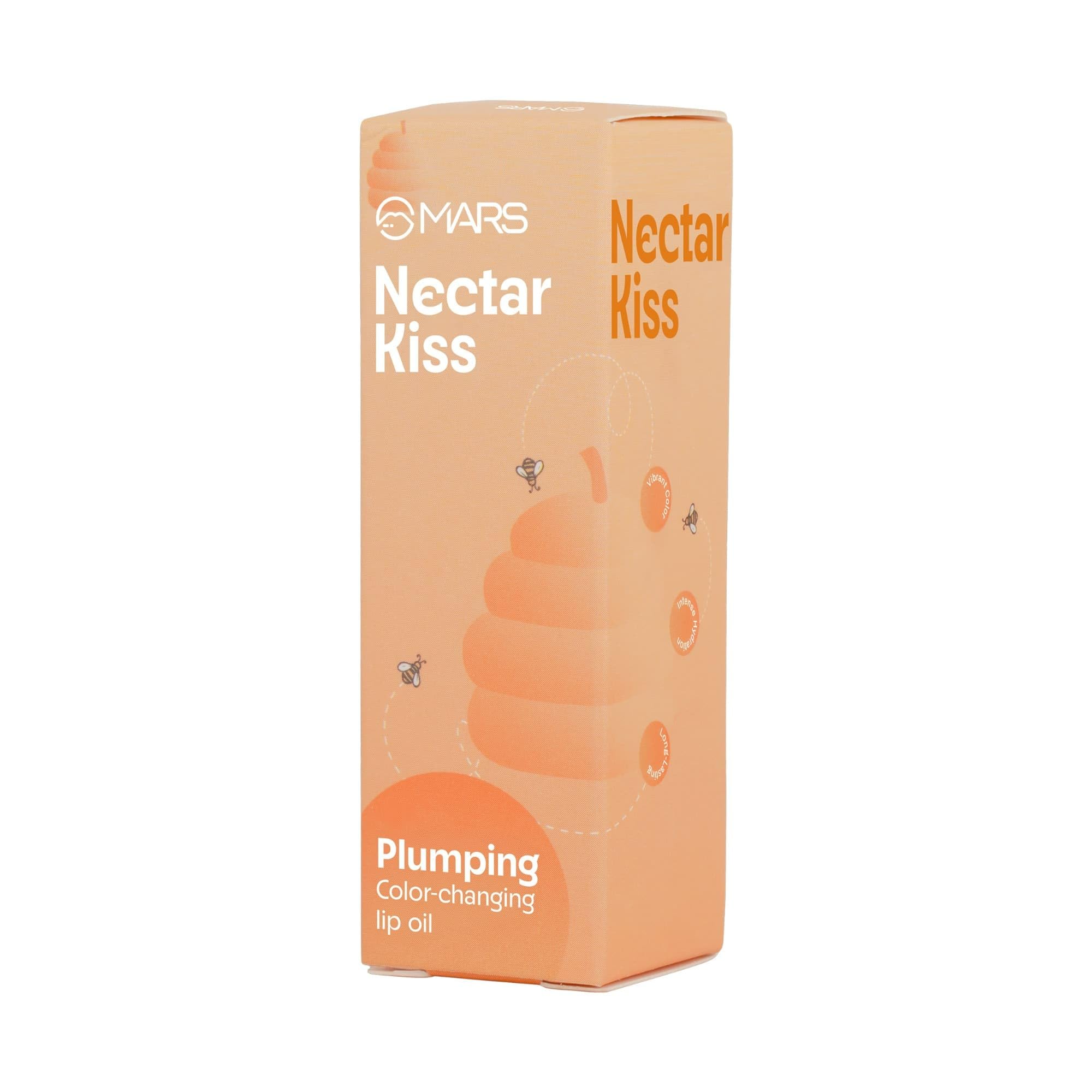 MARS Plumping Color Changing Lip Oil (4.5ml) (NECTAR KISS) With Fat Applicator | Skin Nourishing Ingredients - Olive Fruit Oil, Jojoba Oil | Hydrating & Moisturising | Plumping Effect - Image 9 thumbnail
