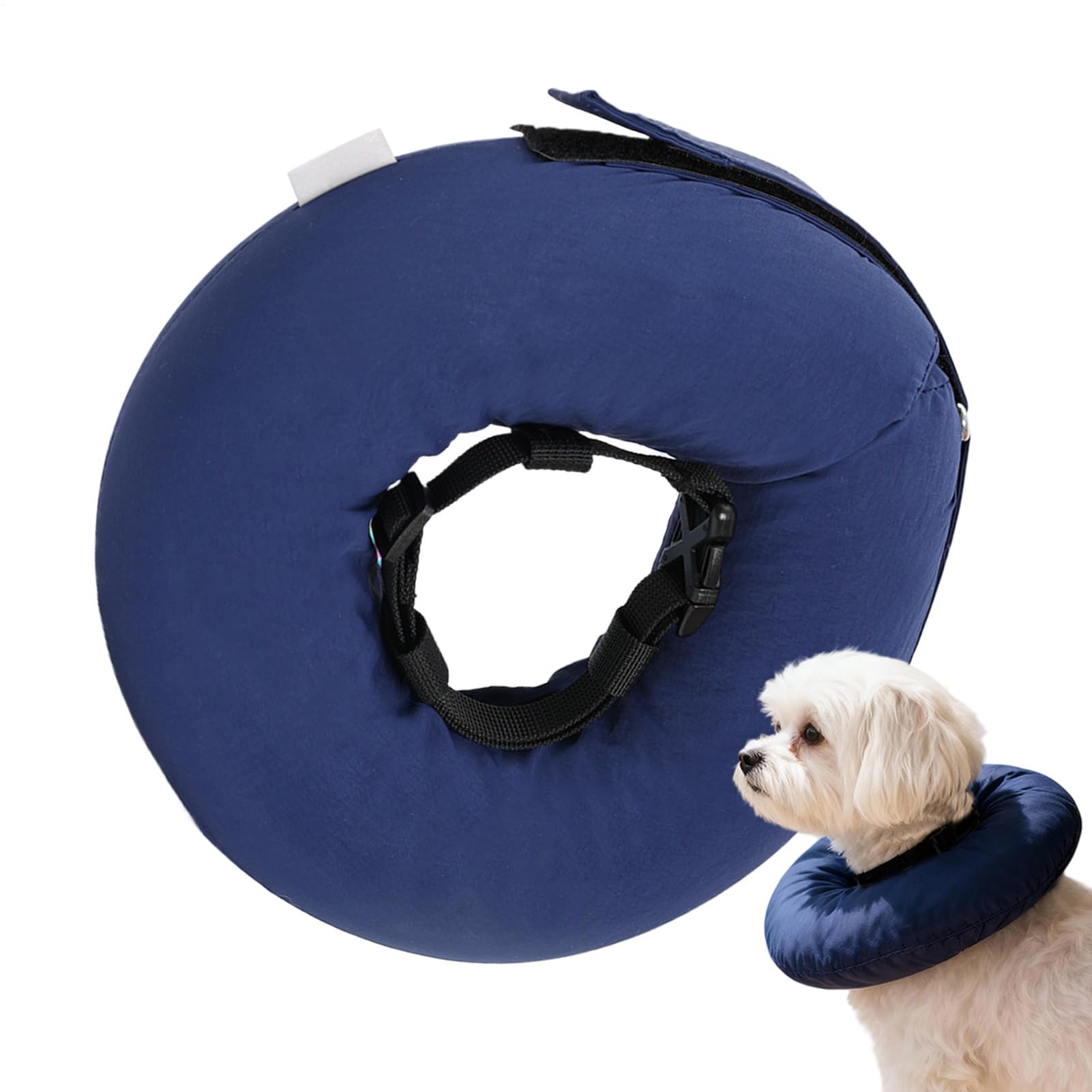 Cono de dona ajustable para mascotas y collar protector para perros y gatos