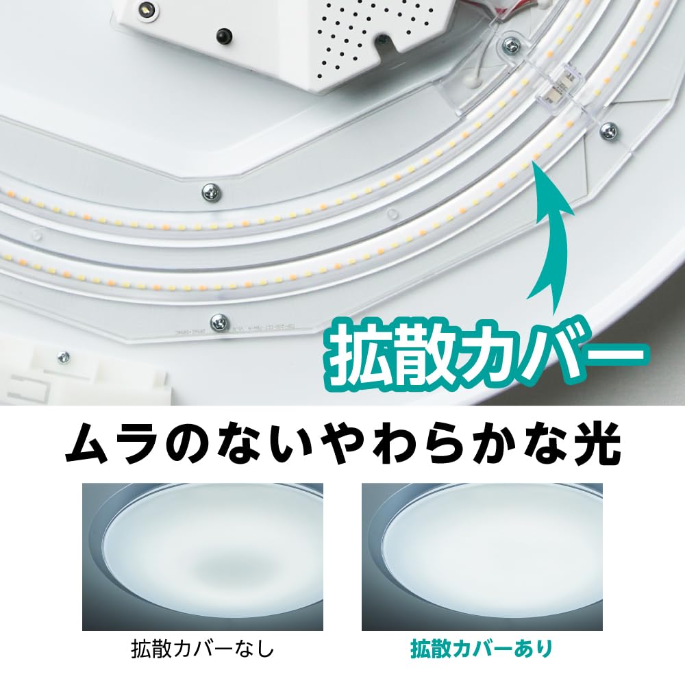 Amazon | 【省エネLEDシーリングライト】 ドウシシャ LEDシーリング