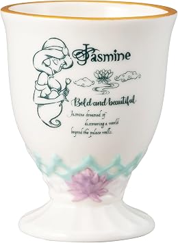 Sun Art Disney "Aladdin" Jasmine Princess Tumbler, Approx. 9.8 fl oz 290 ml, SAN3638-2, White