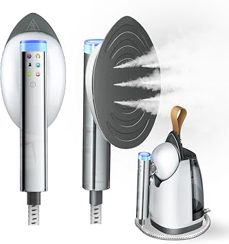 Sundu 2-in-1 Steamer for Clothes, Handheld & Standing with Auto Off