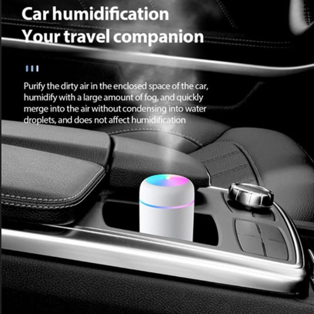 AJARVAR Humidifier for Room Moisture, Aroma Diffuser for Home, Mist Maker, Cool Mist Humidifier, Small Quiet Air Humidifier, Ultrasonic Essential Oil Diffuser Electric-Po2 3