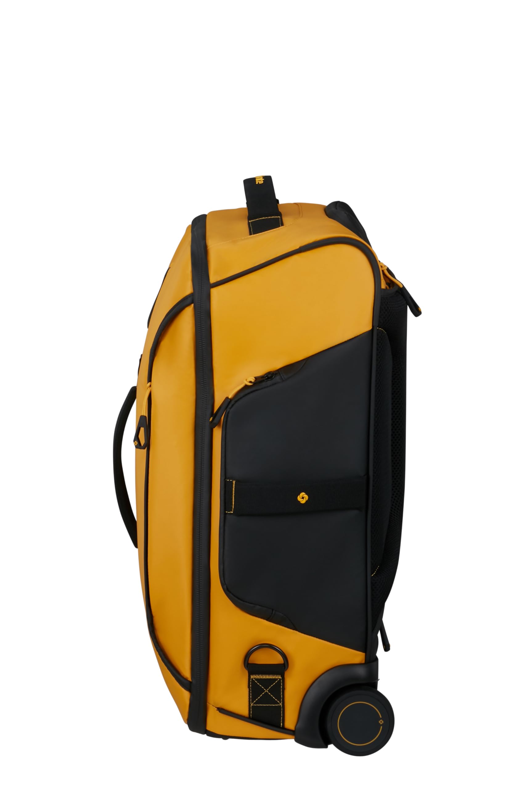 Samsonite Paradiver Light - Bolsa de Viaje con Ruedas y Función Mochila (55 cm), Small, Equipaje de Mano, Repelente al Agua, Ligero, 51L, Amarillo (Yellow)