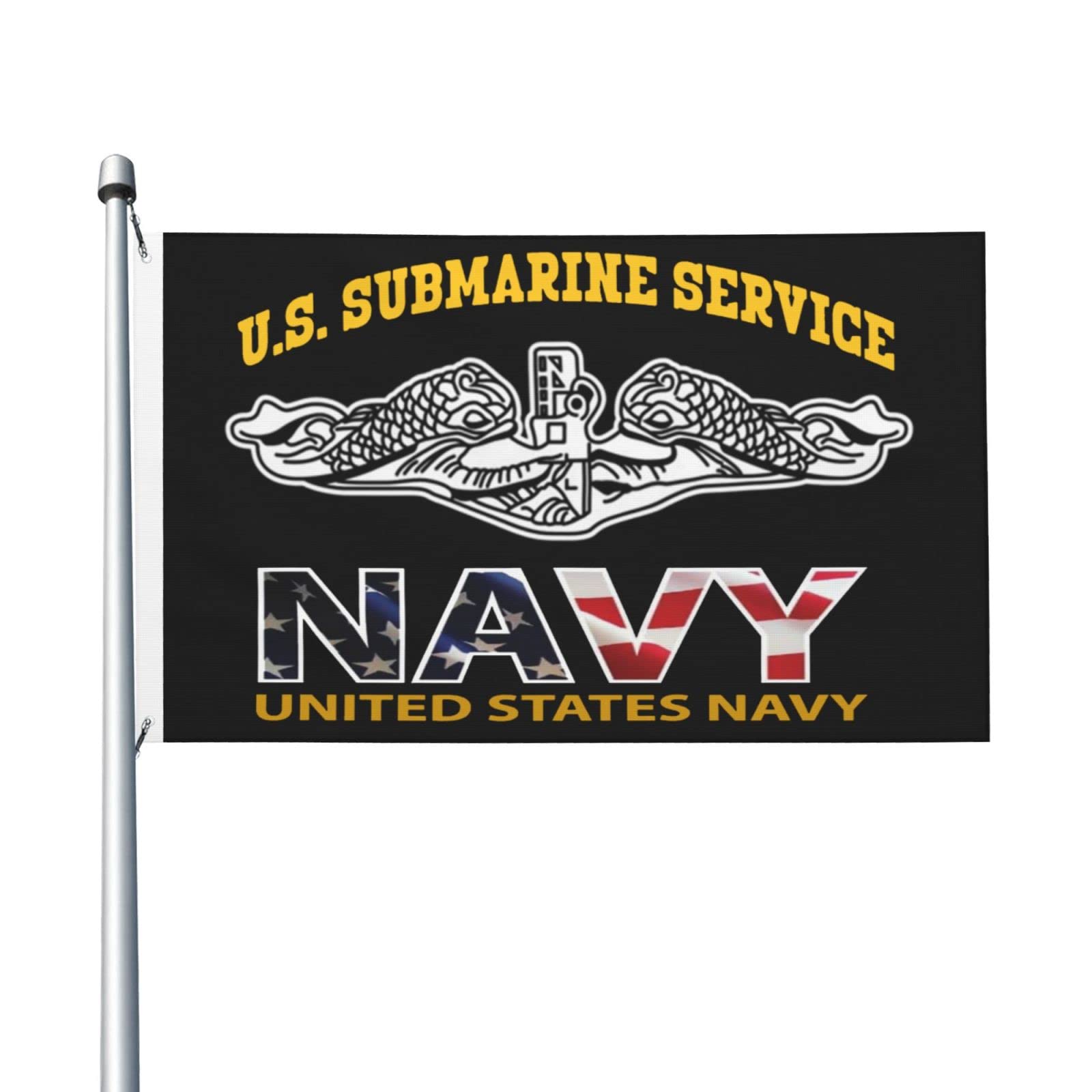 Navy Submarine Service Warfare Double Sided Flag Outdoor Flag Home Garden Flag Decor Flag Banner Flag 3x5 Ft Usa Flag