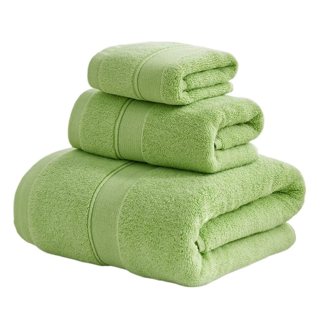 Toalla de baño absorbente que evita la humedad con tres piezas de algodón