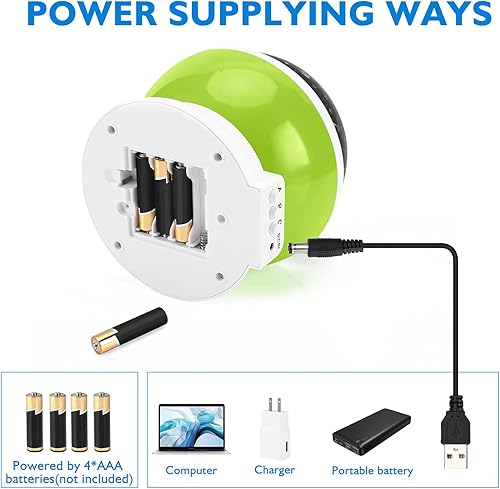 Miniatura 6 de Luz de noche para niños,luz nocturna de estrellas, proyector de nebulosa y estrellas de 360 grados de rotación, 4 bombillas LED, 12 colores de luz
