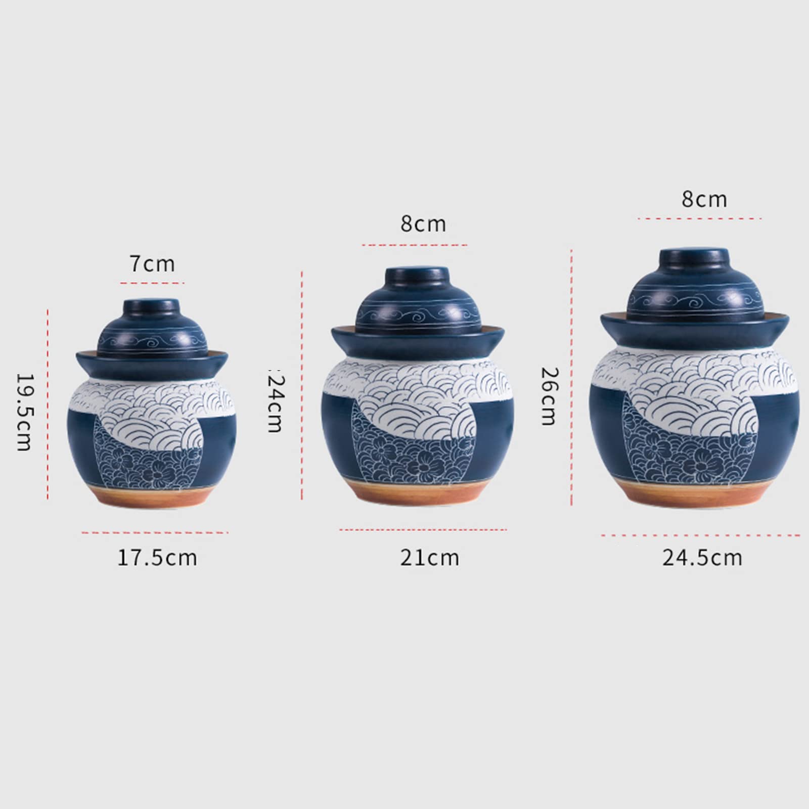 Amazon｜セラミック発酵壺、ピクルス容器キッチン醸造ボトル