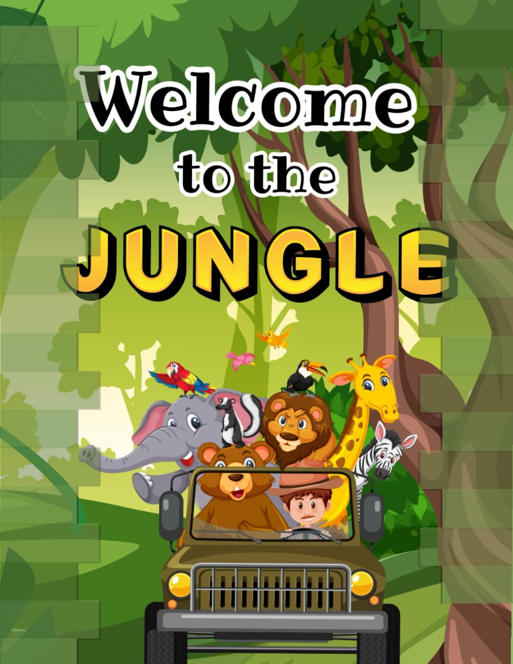 Welcome to the Jungle: Fun and Easy Animal Illustrations to Learn, Read, and Color