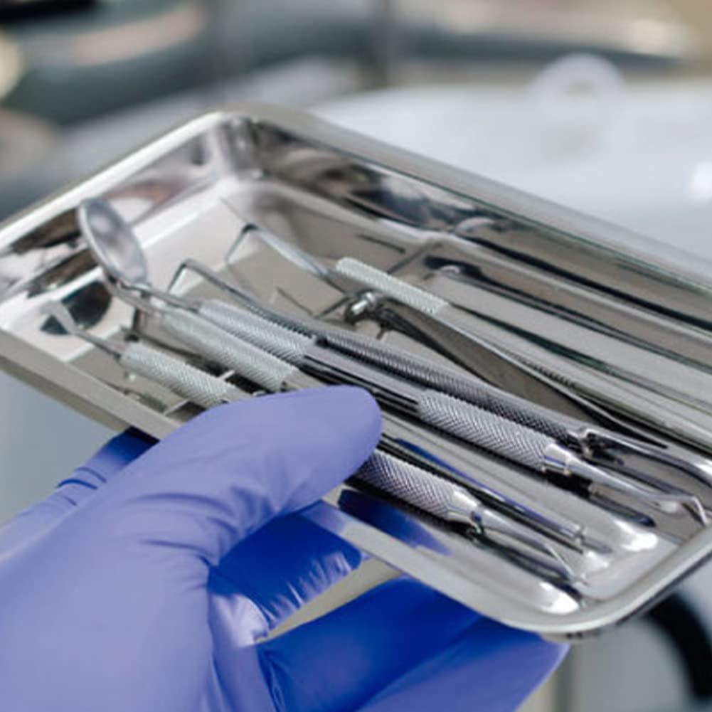 Strumento Vassoio Da Laboratorio,Strumento Vassoio in Acciaio Inossidabile (3 Pezzi)