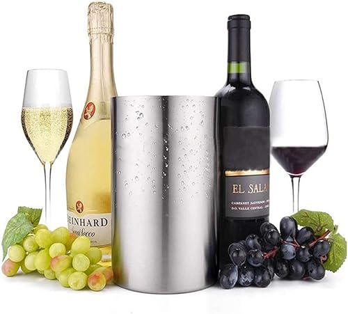 Miniatura 6 de CdyBox Cubo creativo europeo del refrigerador del vino del hogar del cubo del refrigerador del vino del acero inoxidable