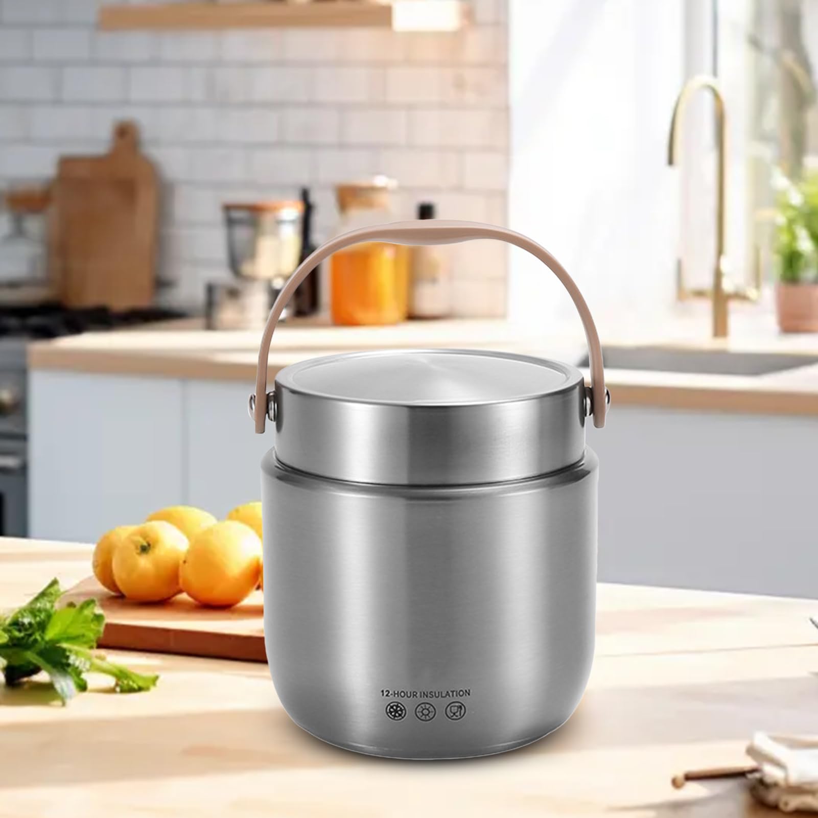 Recipiente De Comida Caliente De Almuerzo Termo Para Sopa Térmico 1,2 L