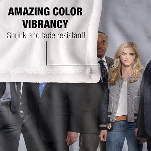 Miniatura 4 de NCIS Group - Manta con licencia oficial de tacto sedoso, súper suave, 50 x 60 pulgadas