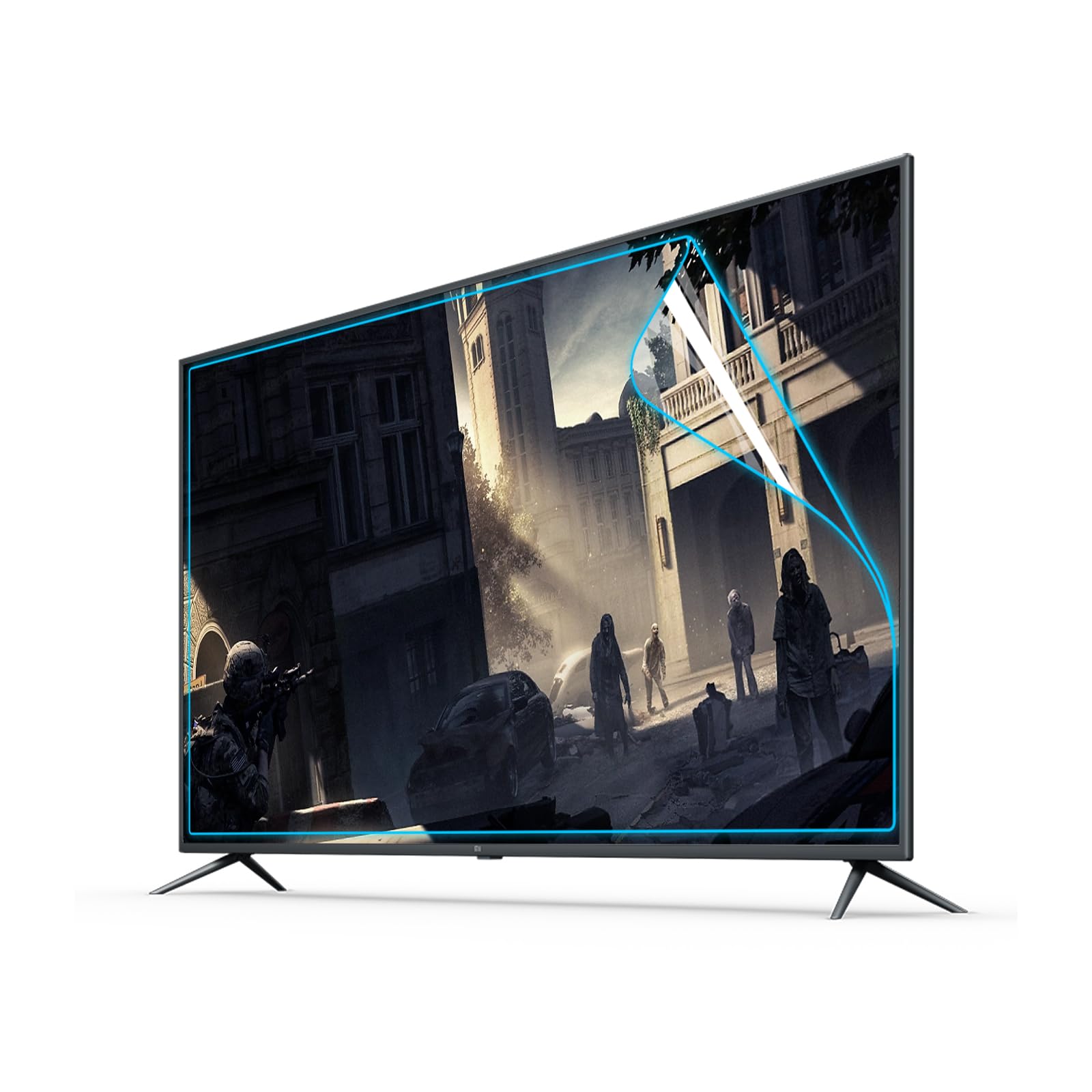 Filtre écran TV anti lumière bleue 75 pouces idéal pour les soirées cinéma en famille