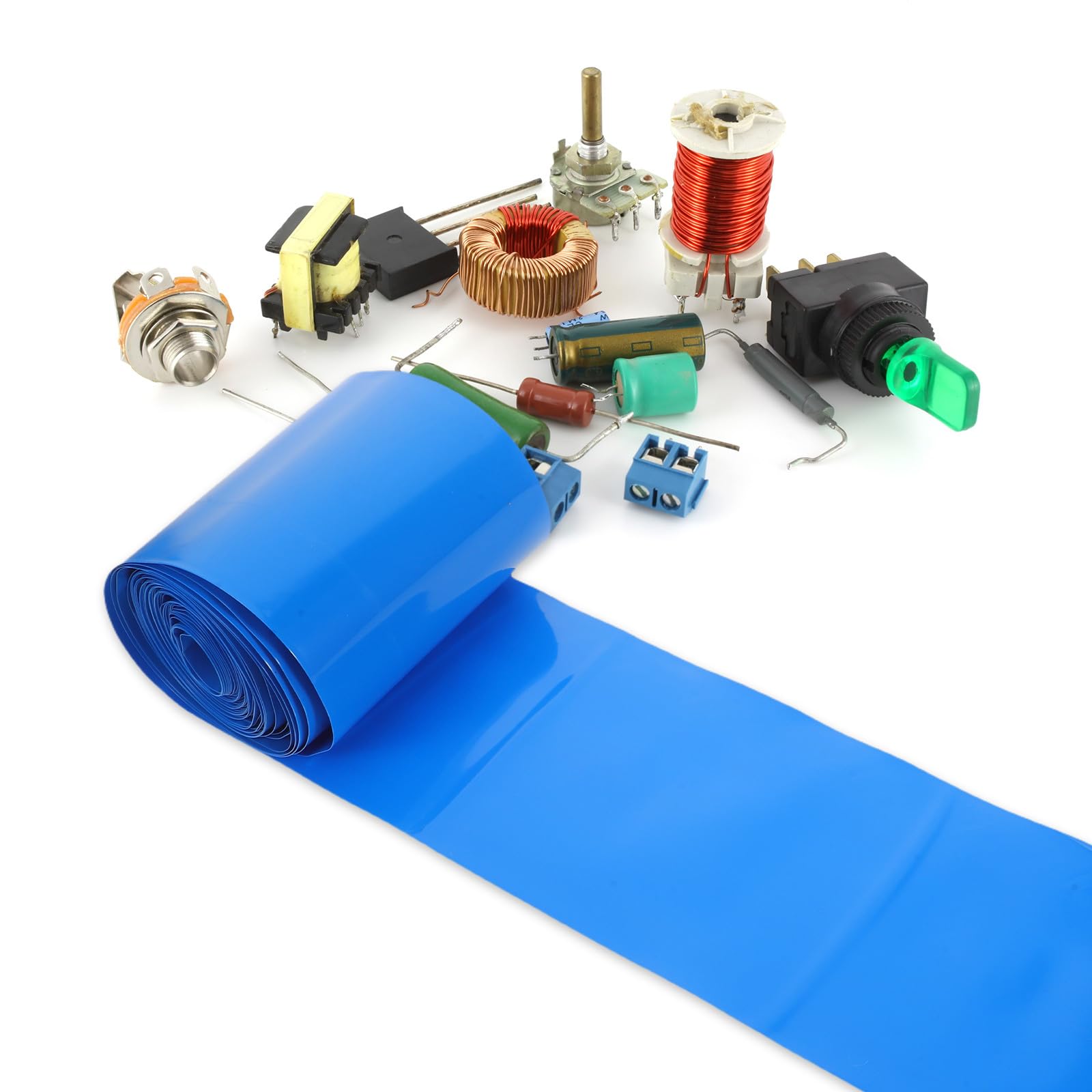 1 Rotolo di Guaina Termorestringente per Cavi Elettrici da 49,21 Piedi - Protezione per Cavi E Isolamento - Guaina Termorestringente per Batteria