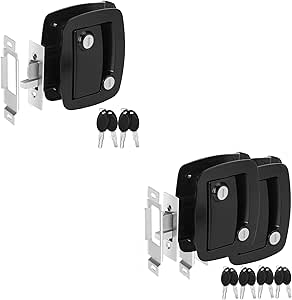 Aazon.co: BEBOBLY 2 Packs RV Locks For Travel Trailers, RV Entry Door - View #3