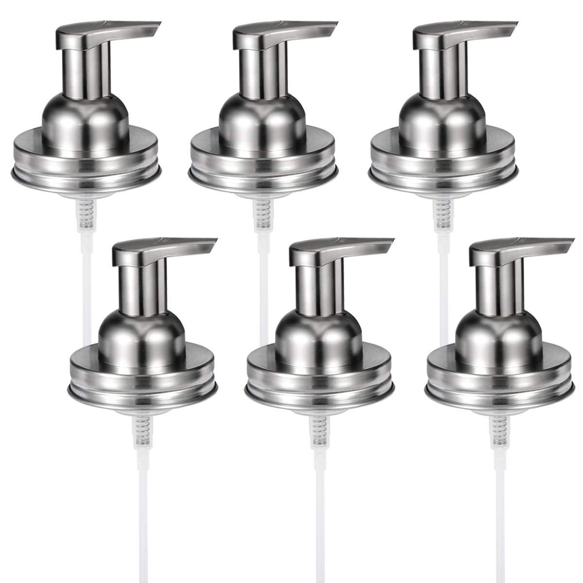 Buy Mason Jar Foaming Soap Pump Dispenser Lids (6 Pack ) Foaming Pump