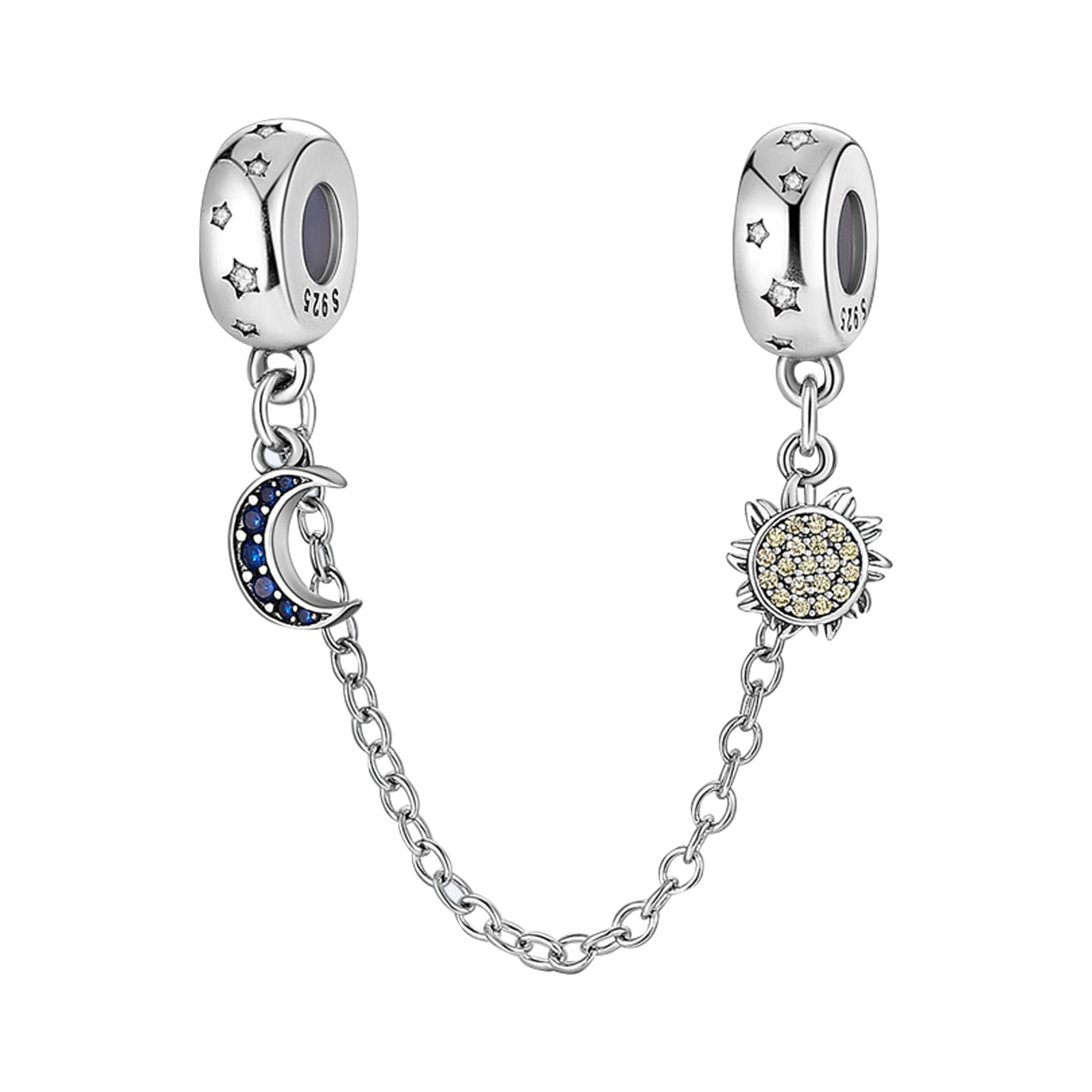 DoyaferTraje de encanto de plata esterlina 925, traje colgante de collar de pulsera de mujer, regalo de cumpleaños, pulsera de mujer con cuentas