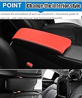 Vista 187 de Great-luck Leather Center Console Cover Armrest Pad,Protector Armrest Box Cover Accessories Keep Your Armrest in a More Comfortable Feeling(black