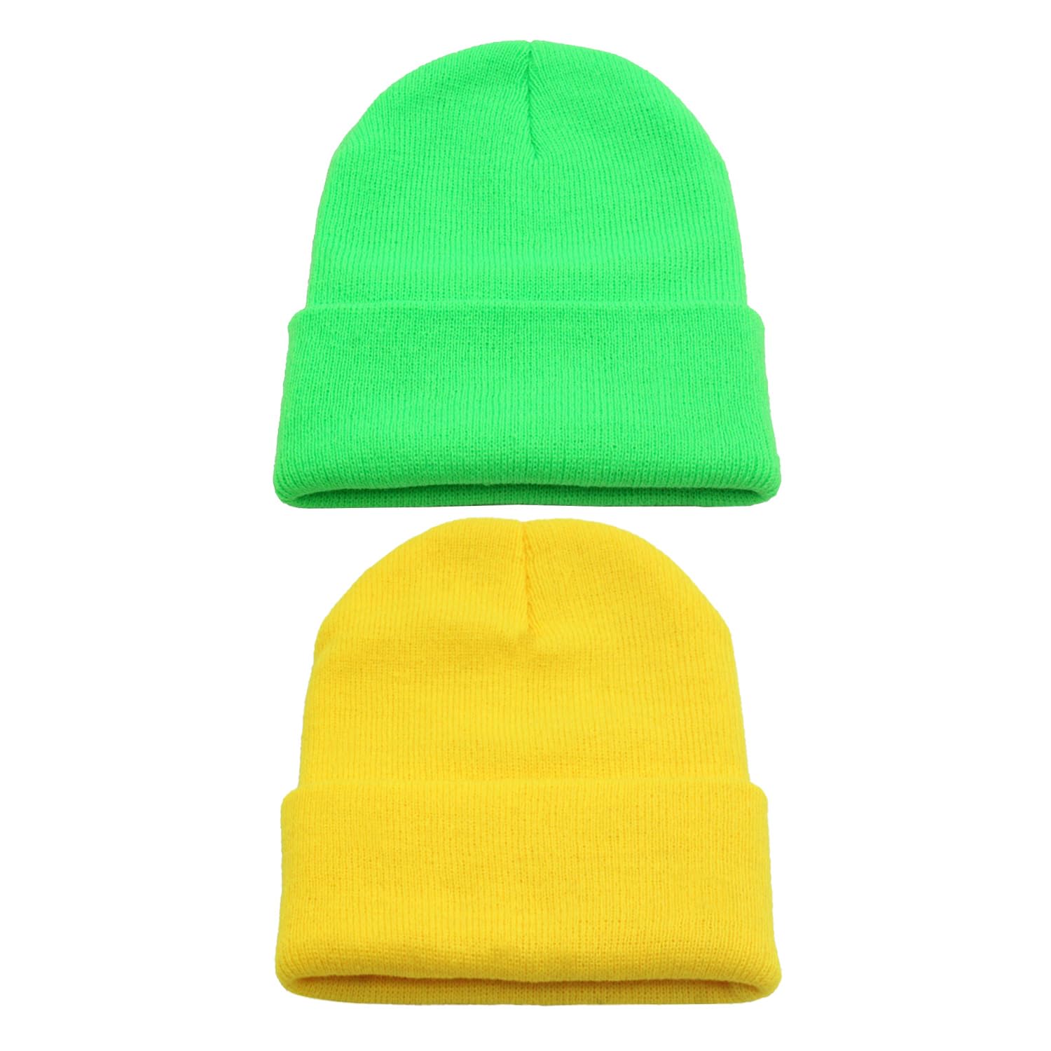 Gorros De Punto De 2 Piezas, Gorros De Lana Cálidos, Accesorios De Vestir