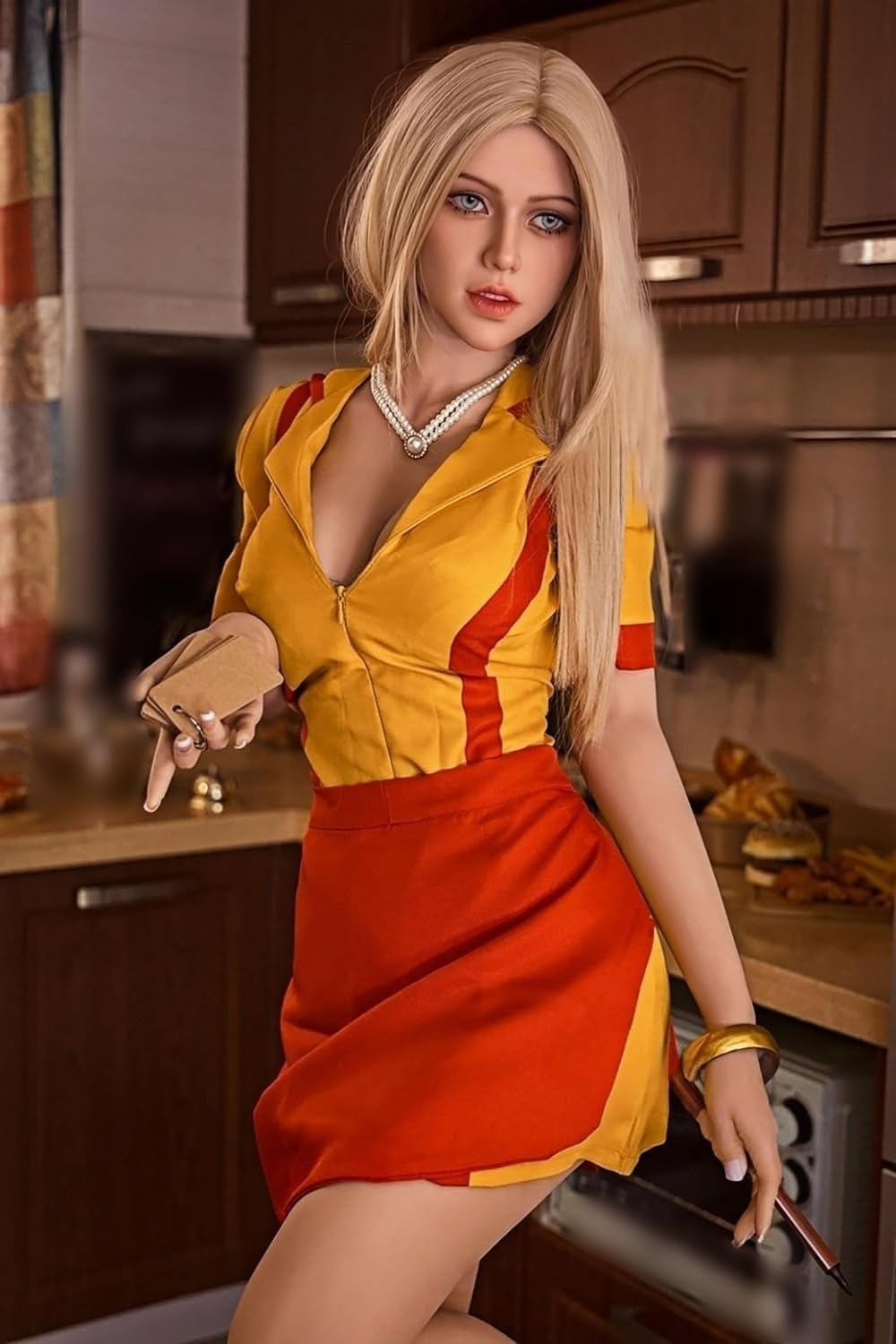 Full Size Sex Doll for Men,58lb Realistic Adult Sex Doll Full Body, TPE Silicone Life Size Sex Dolls for Man, Lifelike Female Torso Love Doll with Soft Jelly Breast & Feet Standing Sex Toy