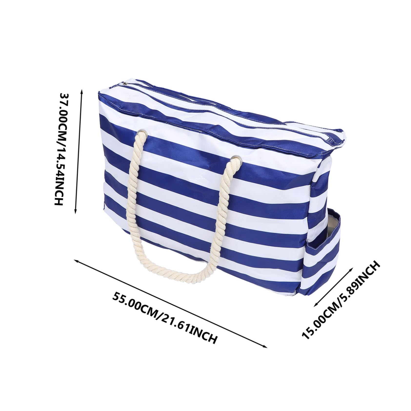 FOMIYES 1 Pieza Bolsa de Playa Grande para Tote Práctica de Verano Rápido Esenciales Diseño Elegante para Piscina y Gimnasio Azul