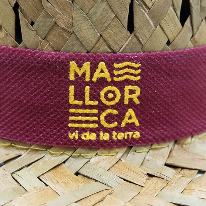 Sombreros de Paja Personalizados Para Eventos - PACK 50 Gorros Muy Transpirables - Elige el Color de la Cinta del Sombrero y Pon tu Logo o Frase (Modelo Vert)