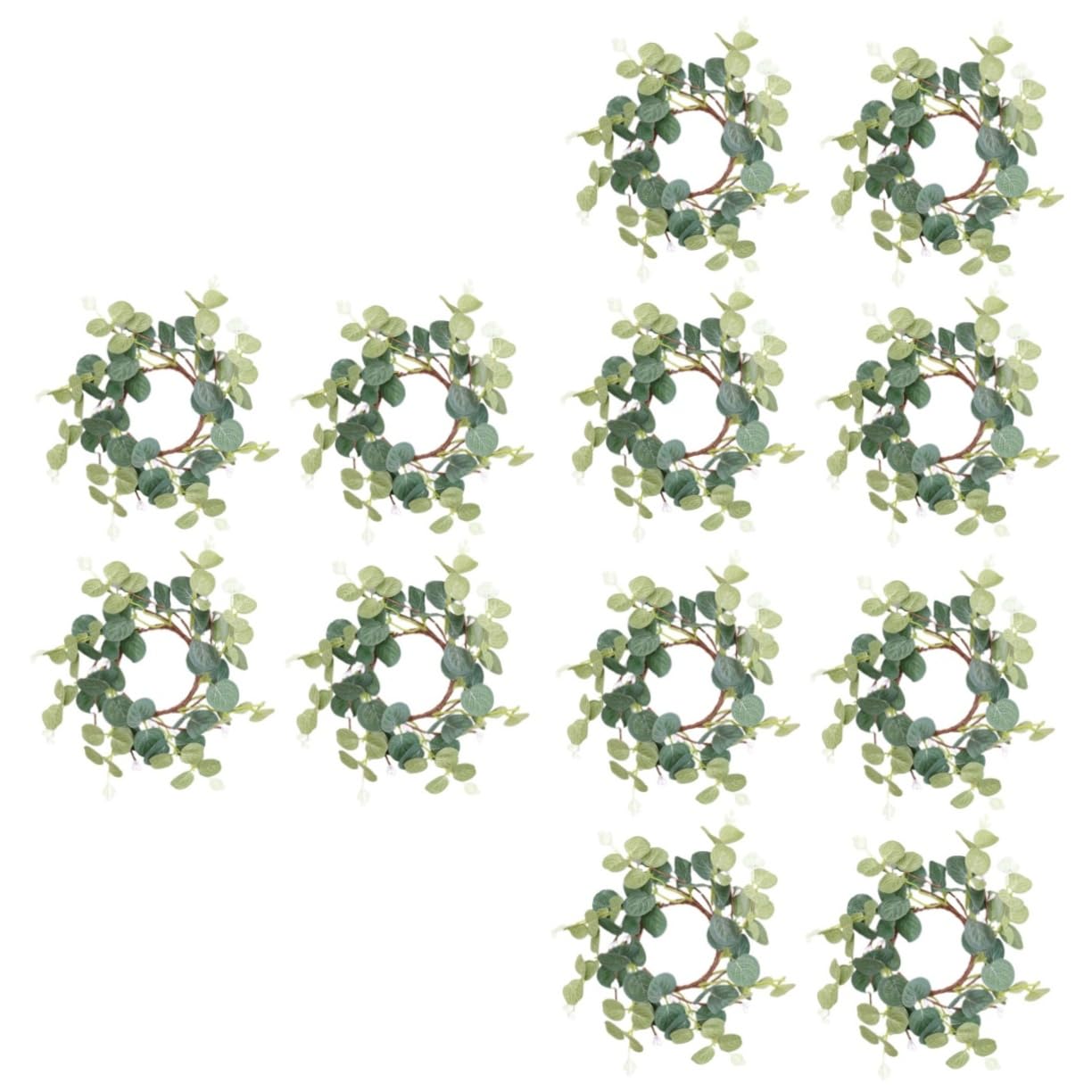 MAGICLULU 3 Set Di Ghirlande Di Eucalipto Artificiale Decorazioni Per Ghirlande Che Non Appassiscono Ciondoli Per Decorazioni Pasquali 4 Pezzi * 3