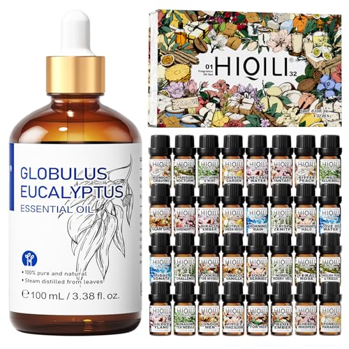 HIQILI Aceite Esencial de Eucalipto 100ML Set Regalo
