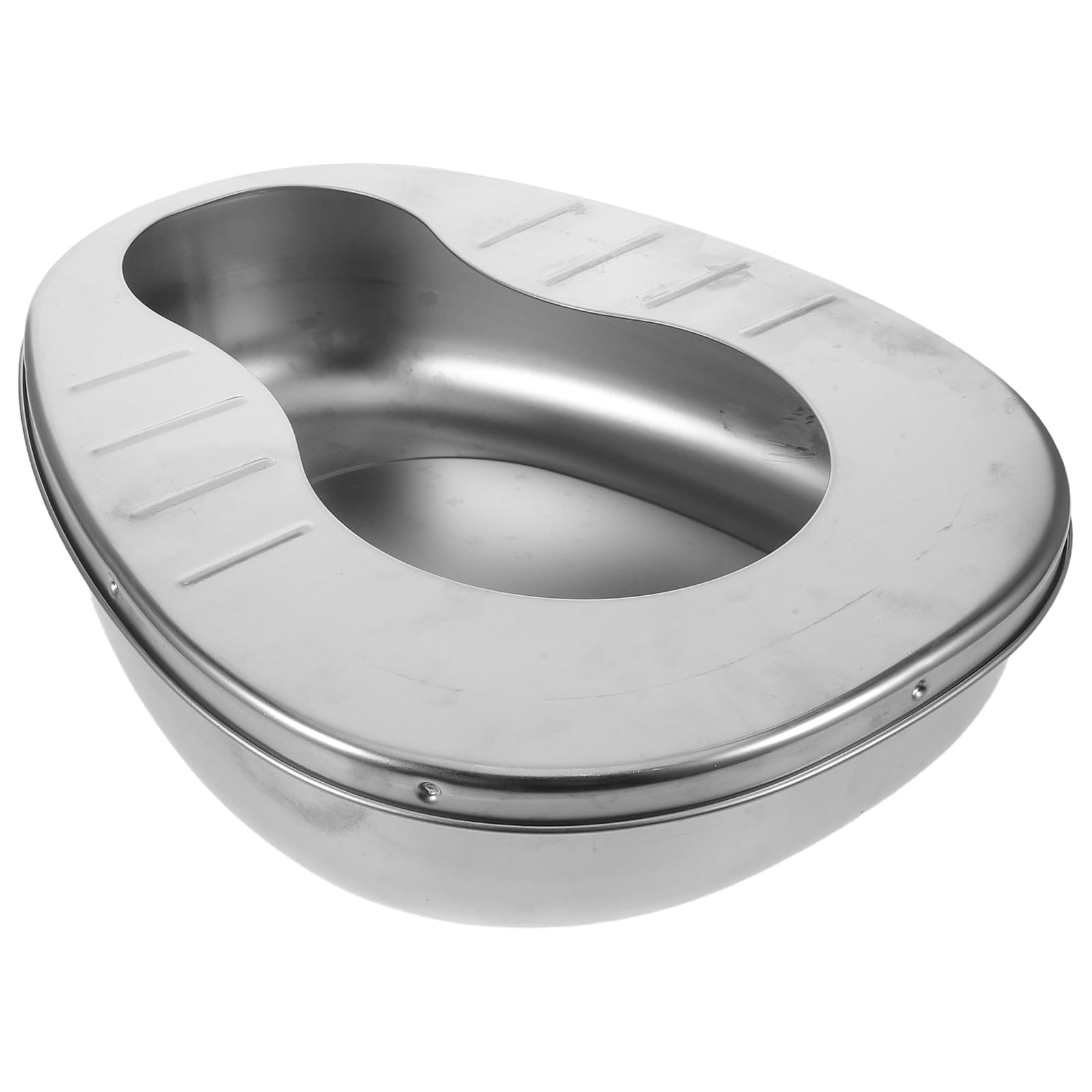 Orinal de Acero Inoxidable Portátil Gran Capacidad y Diseño Innovador para Personas Mayores Adecuado para Cuidado en Casa y Viajes