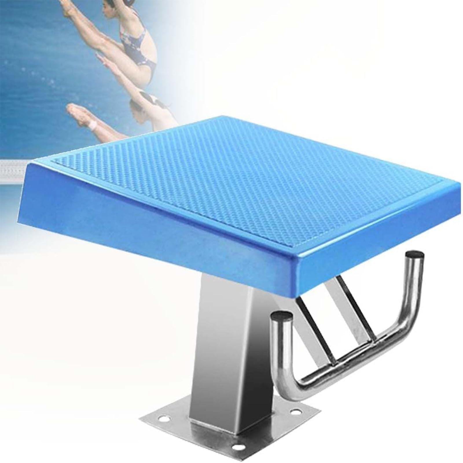 Generico Piattaforma per Tuffi Professionale con Superficie Antiscivolo per Piscine e impianti Sportivi: Resistente, sicura e Ideale per Tuffi agonistici e Allenamento.