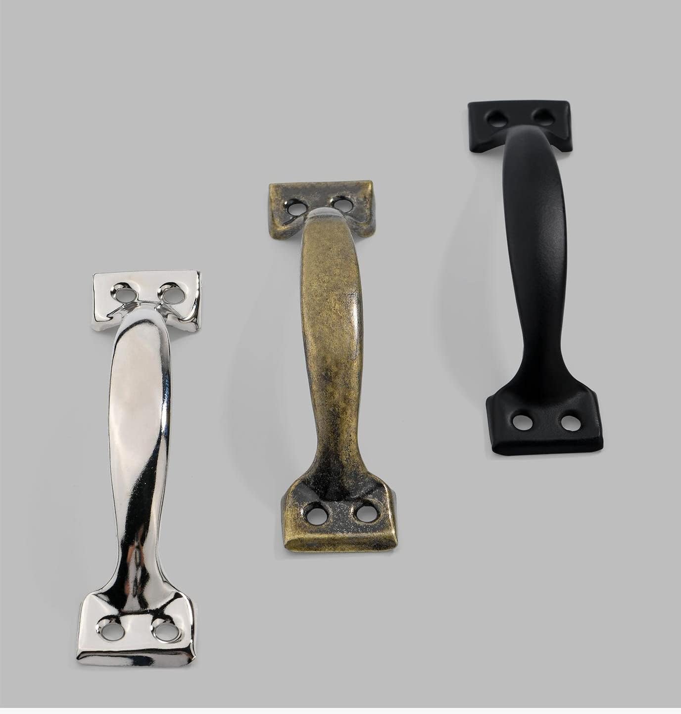 HONJIE Cabinet Handle Pull Handles for Drawer,Dresser,Cupboard Silver Tone(4Pcs)
