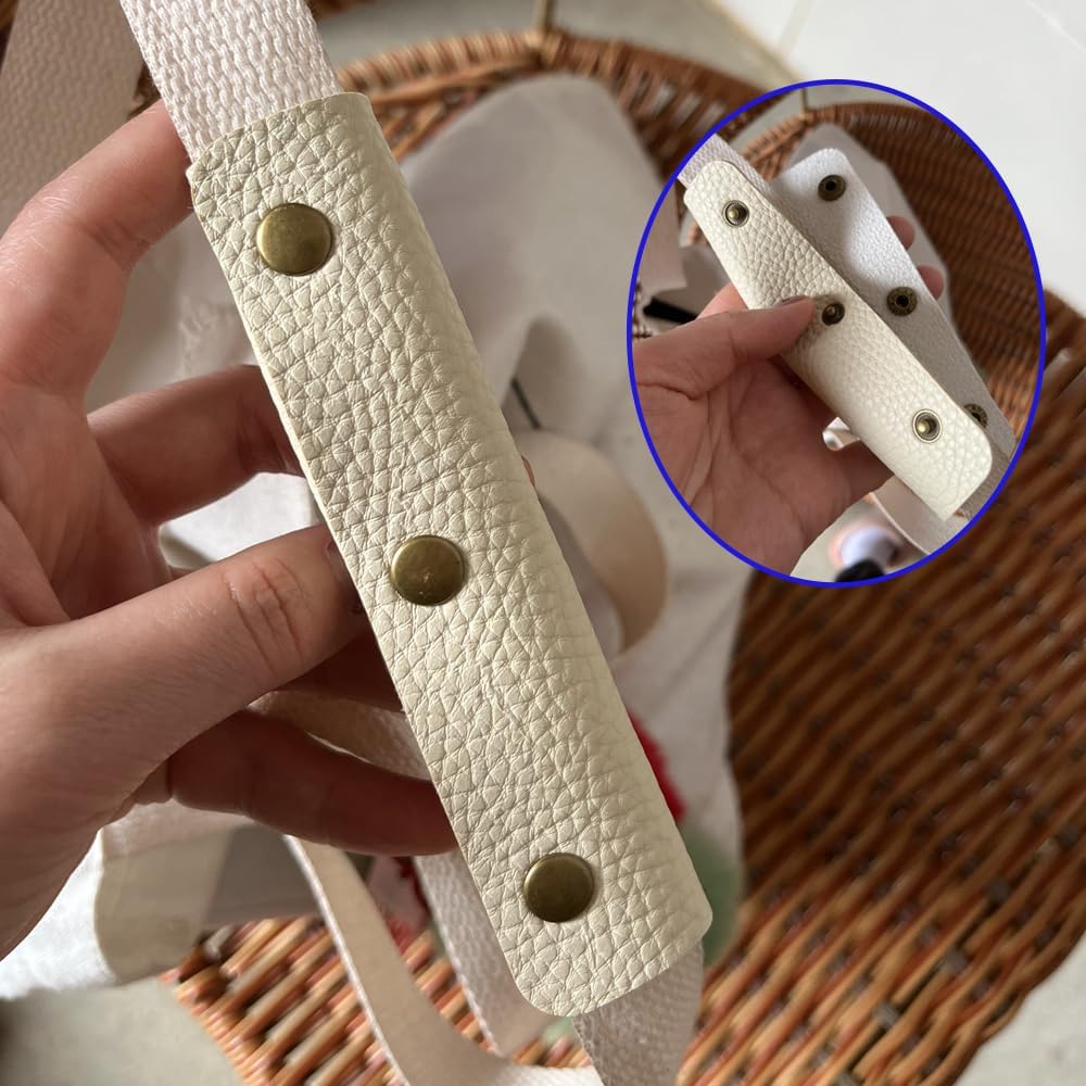 10 Pcs Leather Handbag Handle Protector, Soft Luggage Grip Wrap Cover for Shopping Travel Bag Purse