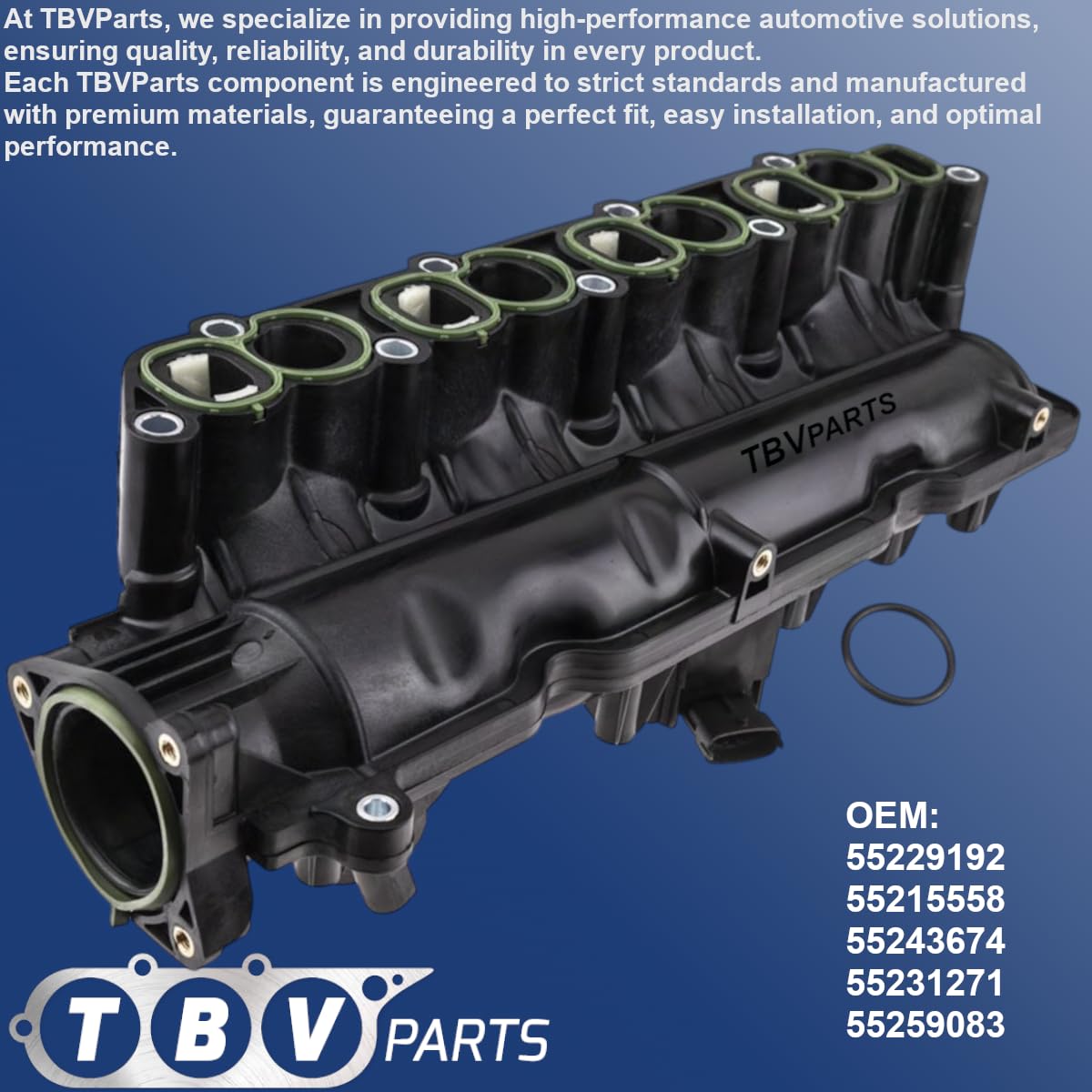 Collecteur d’admission compatible avec Fiat, Alfa Romeo et Suzuki 2.0 JTD / 2.0 Multijet – Références : 55215558, 55229192, 55231271, 55243674, 55259083, 802009463707
